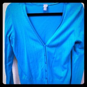 JCPenny Light Blue Cardigan